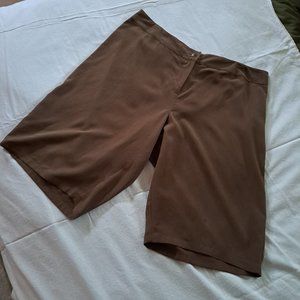 Brown Women's Shorts New Silk 16 Tommy Bahama